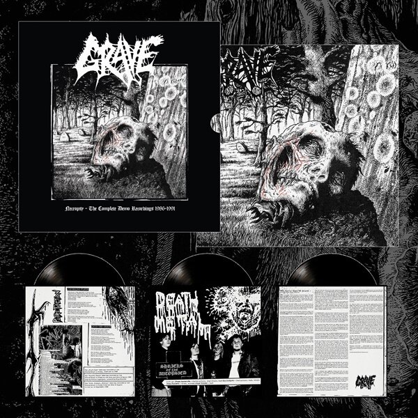 Grave - Necropsy - The Complete Demo Recordings 1986-1991 2026 Reissue, 3 LPs