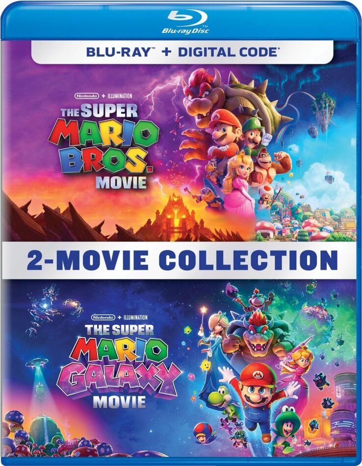 The Super Mario Bros. Movie (2023) / The Super Mario Galaxy Movie (2026) - 2-Movie Collection 2 Blu-ray