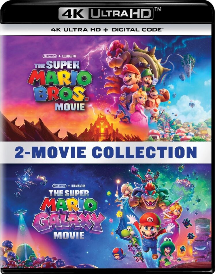 The Super Mario Bros. Movie (2023) / The Super Mario Galaxy Movie (2026) - 2-Movie Collection 2 4K Ultra HDs