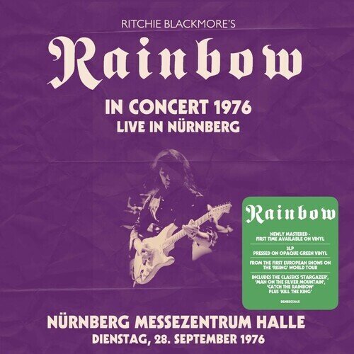 Rainbow & Ritchie Blackmore - Live In Nürnberg 1976: Messezentrum Halle 28.9.76 Indie Exclusive, 140 Gramm, Green Vinyl, 3 LP