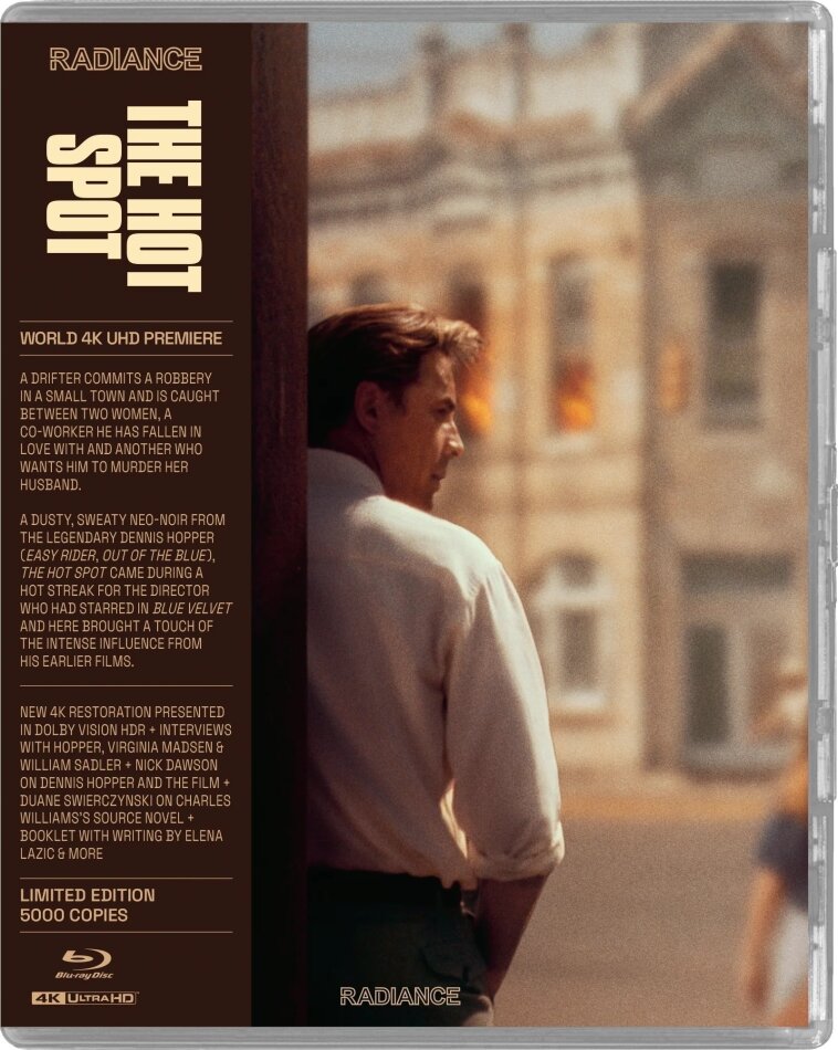 The Hot Spot (1990) Limited Edition, Restored, 4K Ultra HD + Blu-ray