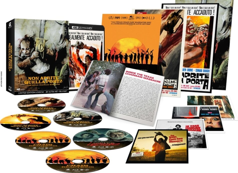 Non aprite quella porta (1974) Limited Ultimate Edition, 4K Ultra HD + 5 Blu-ray