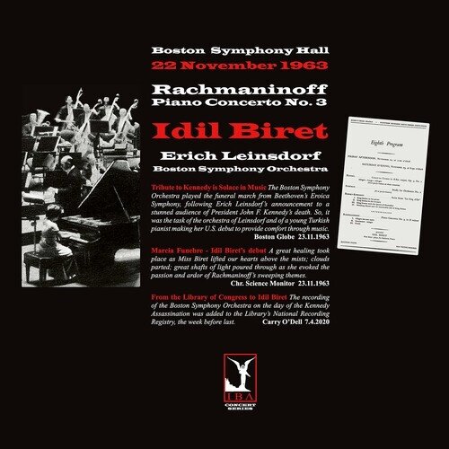 Sergej Rachmaninoff (1873-1943), Erich Leinsdorf, Idil Biret & Boston Symhony Orchestra - Piano Concerto No. 3 LP