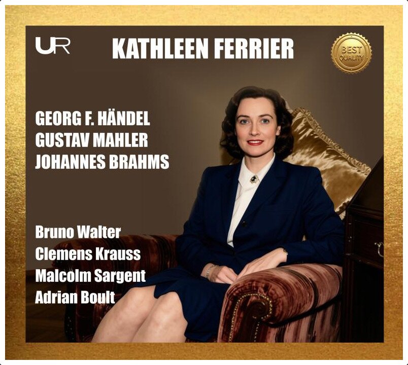 Kathleen Ferrier, Georg Friedrich Händel (1685-1759), Gustav Mahler (1860-1911) & Johannes Brahms (1833-1897) - Kathleen Ferrier