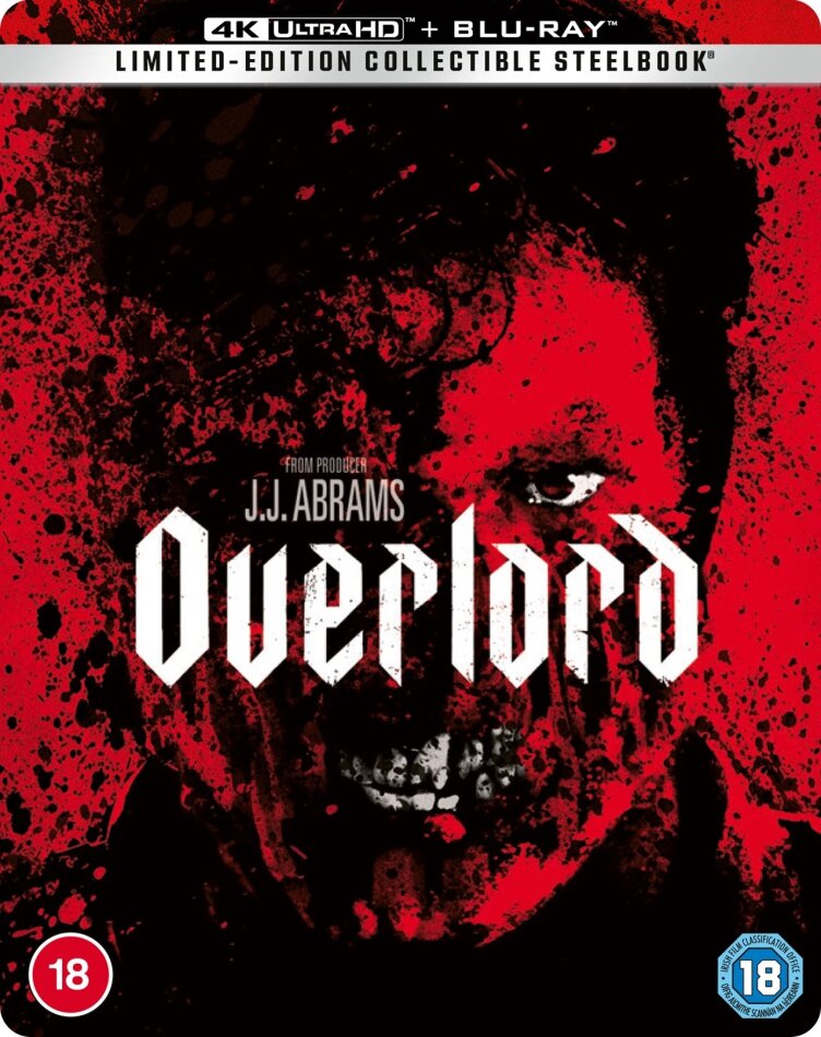 Overlord (2018) Édition Limitée, Steelbook, 4K Ultra HD + Blu-ray