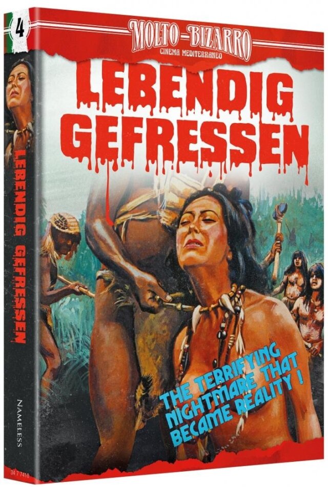 Lebendig gefressen (1980) Cover G, Limited Edition, Mediabook, 4K Ultra HD + 2 Blu-rays