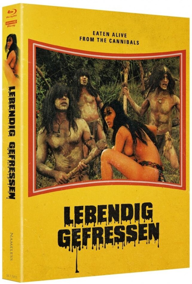 Lebendig gefressen (1980) Cover H, Limited Edition, Mediabook, 4K Ultra HD + 2 Blu-rays