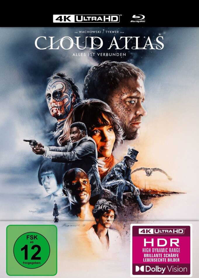 Cloud Atlas (2012) Collector's Edition Limitata, Mediabook, 4K Ultra HD + Blu-ray