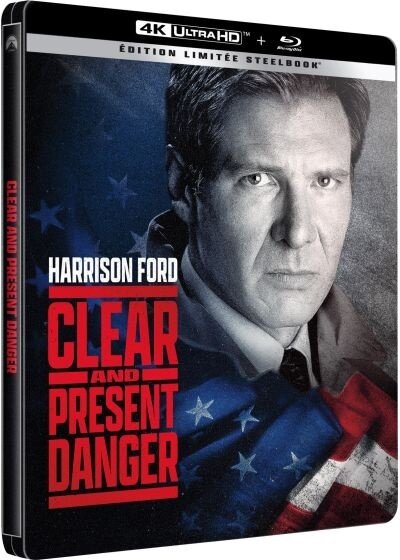 Danger immédiat - Clear and Present Danger (1994) Limited Edition, Steelbook, 4K Ultra HD + Blu-ray