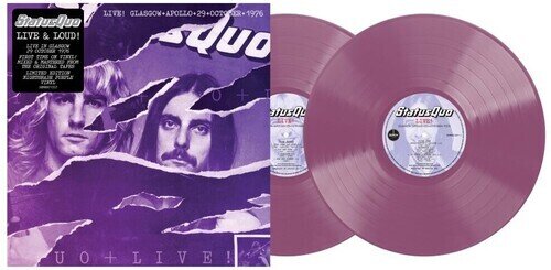 Status Quo - 29th October 1976 Live 140 Gramm, Demon/Edsel, Purple Vinyl, 2 LPs