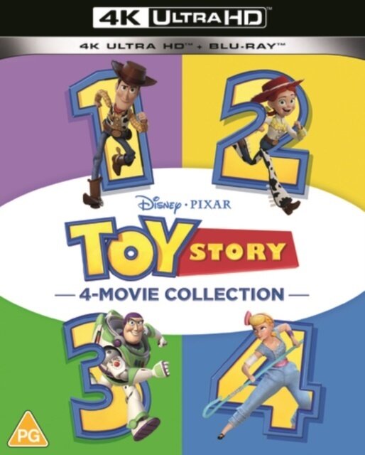 Toy Story 1-4 - 4-Movie Collection 4 4K Ultra HDs + 4 Blu-ray