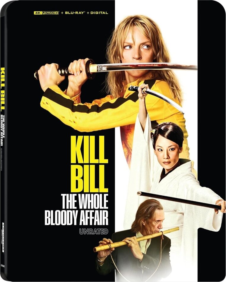Kill Bill: The Whole Bloody Affair (2026) Unrated, 2 4K Ultra HDs + 2 Blu-ray