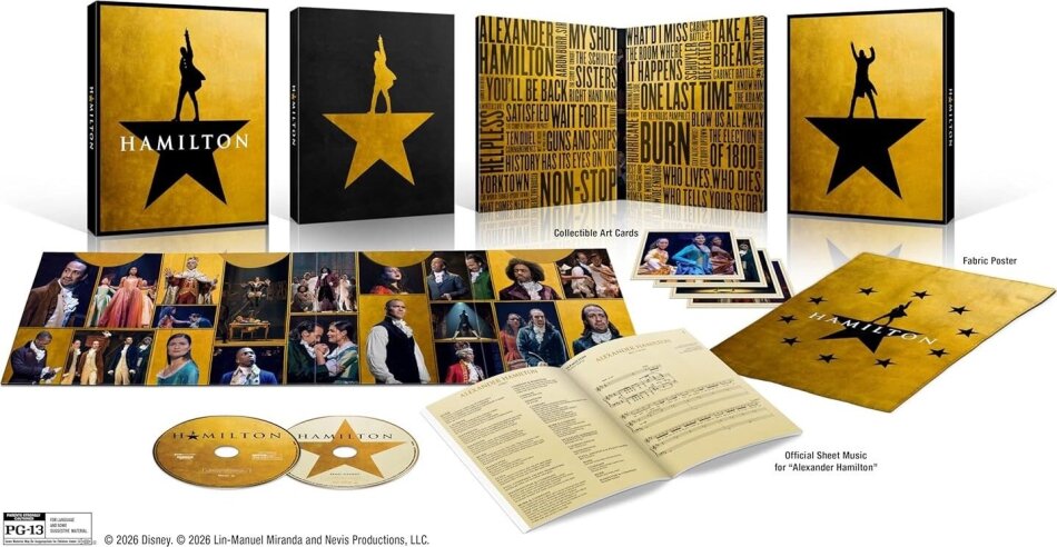 Hamilton (2020) Digipack, Collector's Edition, 4K Ultra HD + Blu-ray