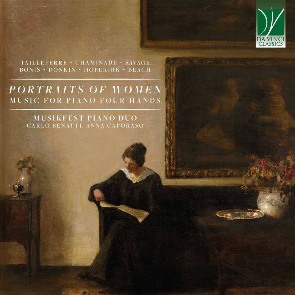 Germaine Tailleferre (1892-1983), Cécile Louise Chaminade (1857-1944), Jane Savage (1752/53-1824), Mel Bonis (1858-1937), … - Portraits Of Women - Music For Piano Four Hands