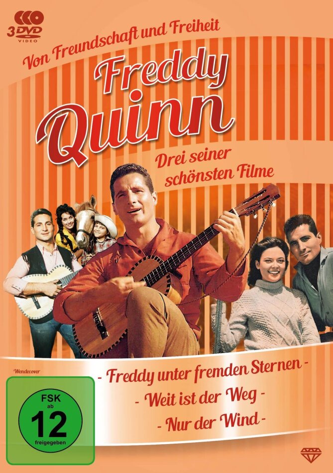 Freddy Quinn - Freddy unter fremden Sternen / Weit ist der Weg / Nur der Wind 3 DVDs
