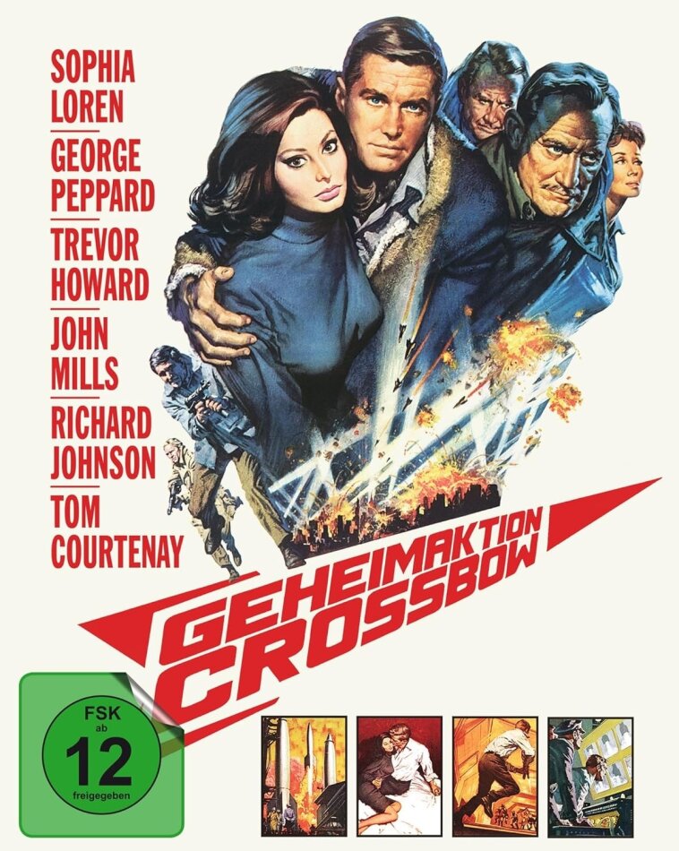 Geheimaktion Crossbow (1965) Limited Edition, Mediabook, Blu-ray + DVD