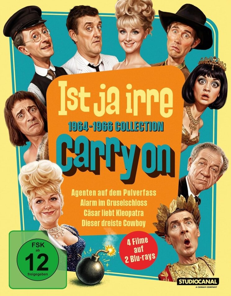 Ist ja irre - Carry On - 1964-1966 Collection - 4 Filme 2 Blu-rays