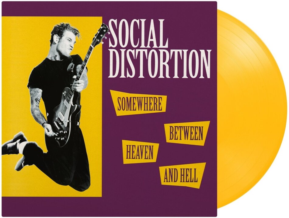 Social Distortion - Somewhere Between Heaven 2026 Reissue, Music On Vinyl, Yellow Vinyl, LP