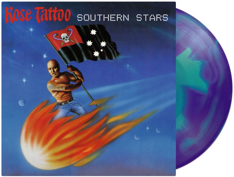 Rose Tattoo - Southern Stars 2026 Reissue, Music On Vinyl, Turquoise & Blue Swirled Vinyl, LP