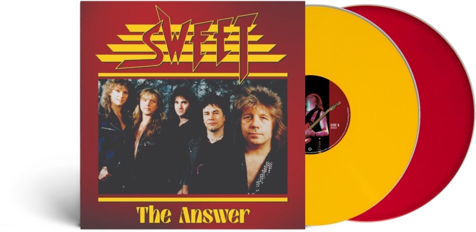 The Sweet - Answer 2026 Reissue, Flying Dolphin Entertainment, Yellow/Red Vinyl, 2 LPs