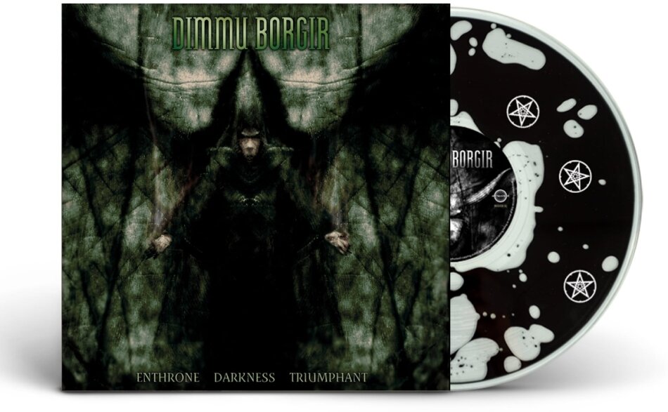 Dimmu Borgir - Enthrone Darkness Triumphant 2026 Reissue, Flying Dolphin Entertainment, Limited Liquid-Filled, Black Liquid Vinyl With Floating Pentagrams, LP