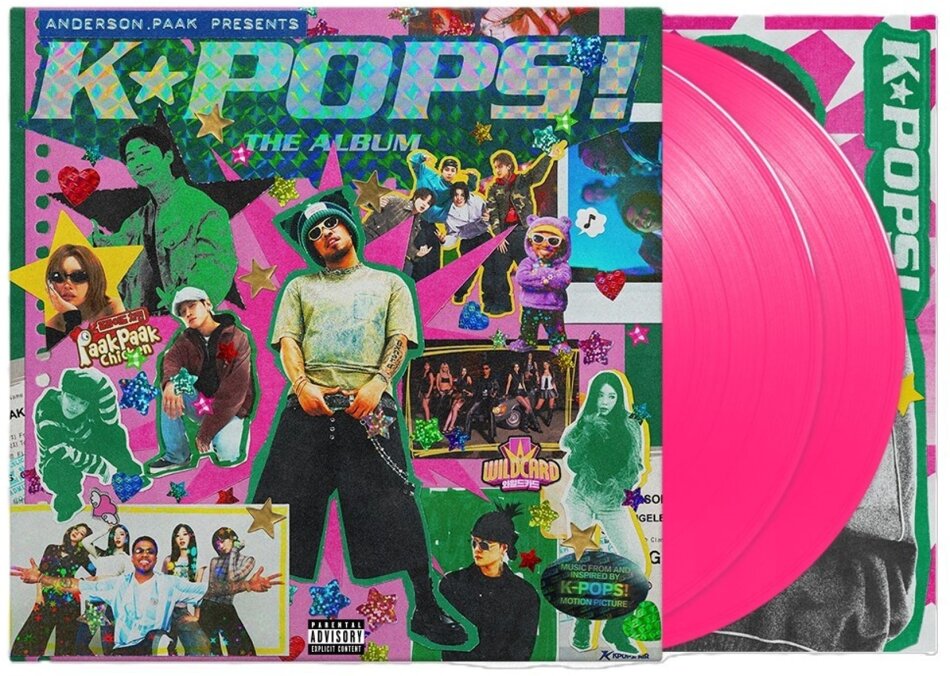 K-Pops! (Music from and inspired by K-Pops! Motion Picture) - OST Pink Vinyl, 2 LP