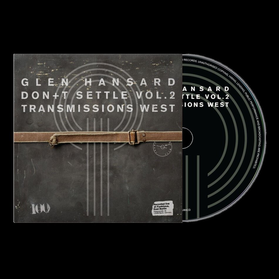 Glen Hansard (Frames/Swell Season/Once) - Don't Settle Vol. 2 (Transmissions West)