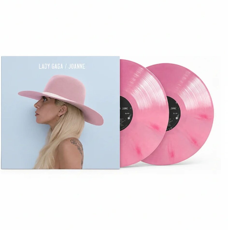 Lady Gaga - Joanne 2026 Reissue, Retail Exclusive, Interscope, 140 Gramm, Opaque Pink Marbled Vinyl, 2 LPs