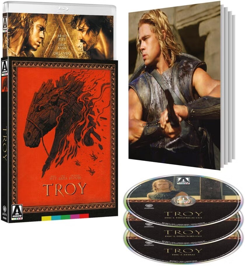 Troy (2004) Director's Cut, Cinema Version, Limited Edition, 3 Blu-rays