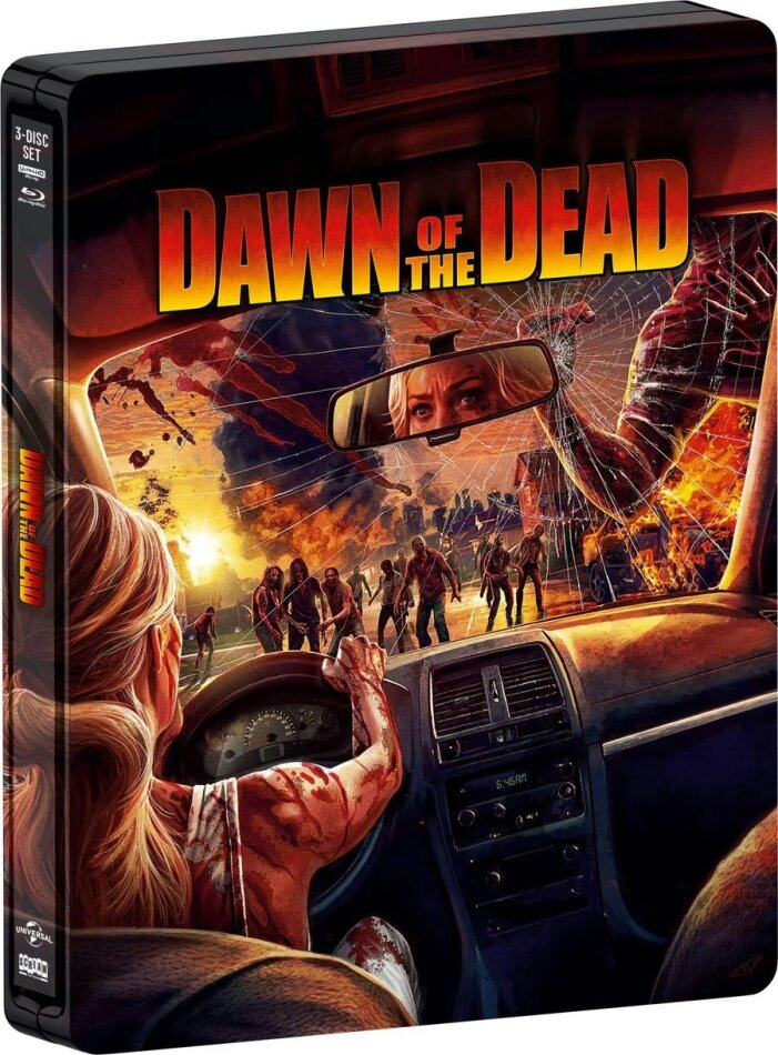 Dawn of the Dead (2004) Amazon Exclusive, Limited Edition, Steelbook, 4K Ultra HD + 2 Blu-rays