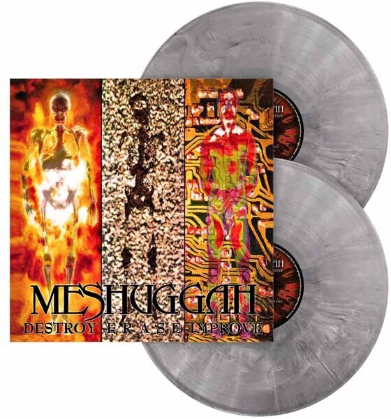 Meshuggah - Destroy Erase Improve 30th Anniversary Edition, Gray, Black, White Marble Vinyl, 2 LPs