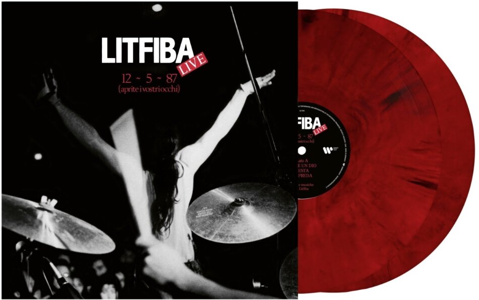 Litfiba - Live 12/5/87 (Aprite I Vostri Occhi) Marble Vinyl, 2 LPs