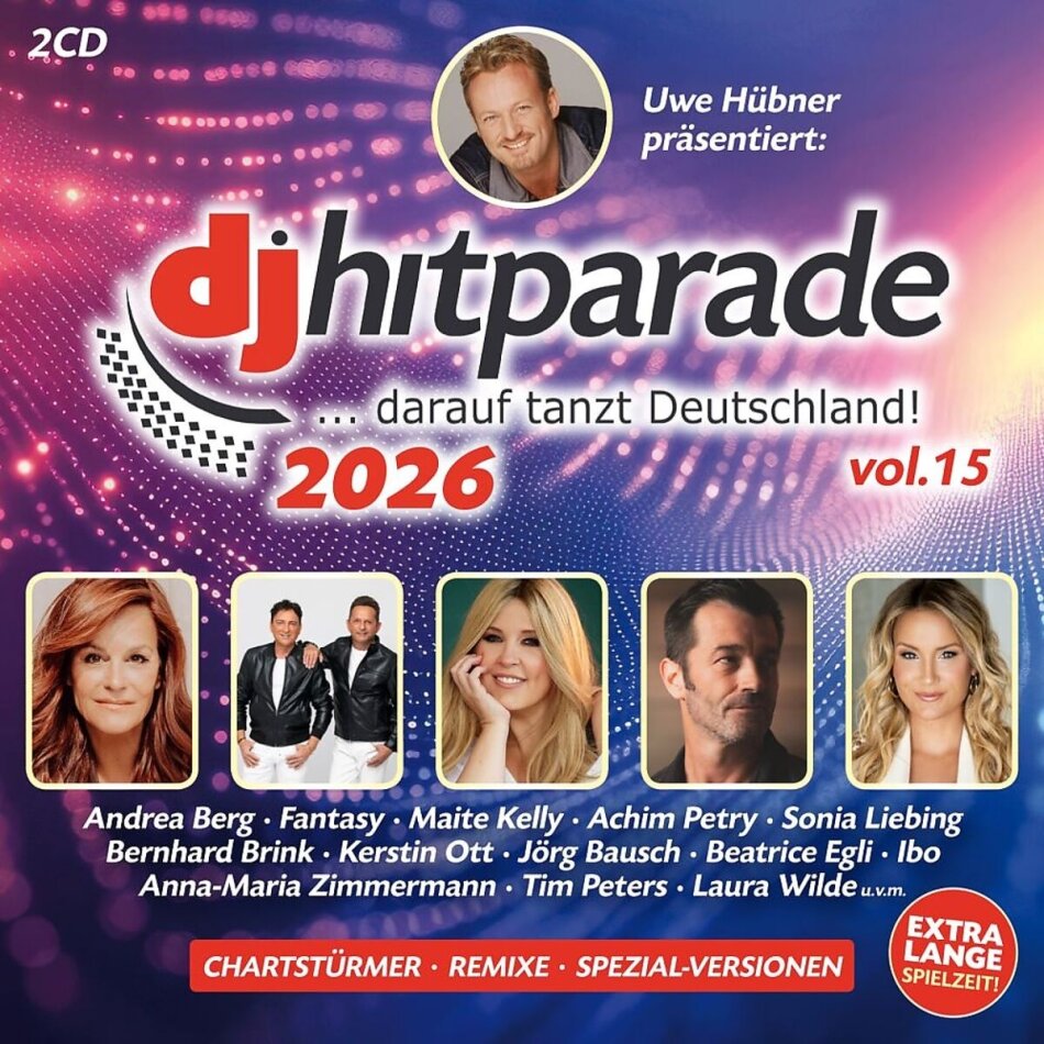 dj-hitparade...darauf tanzt Deutschland! 2026 2 CDs