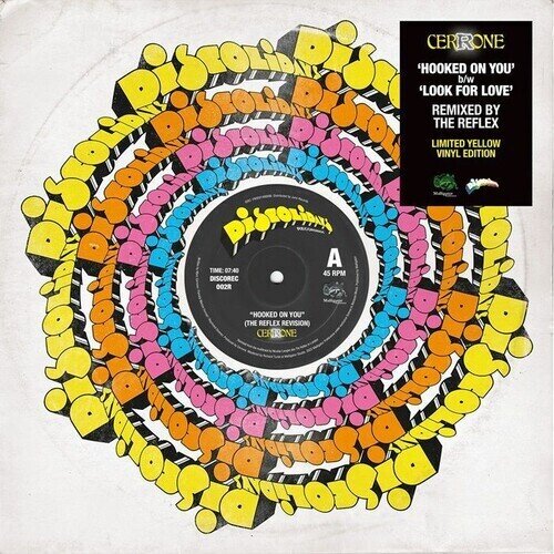 Cerrone - Hooked On You / Look For Love (Reflex Revisions) Édition Limitée, Yellow Vinyl, 12" Maxi