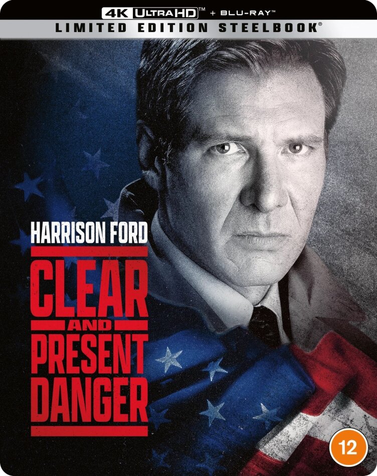 Clear and Present Danger (1994) Limited Edition, Steelbook, 4K Ultra HD + Blu-ray
