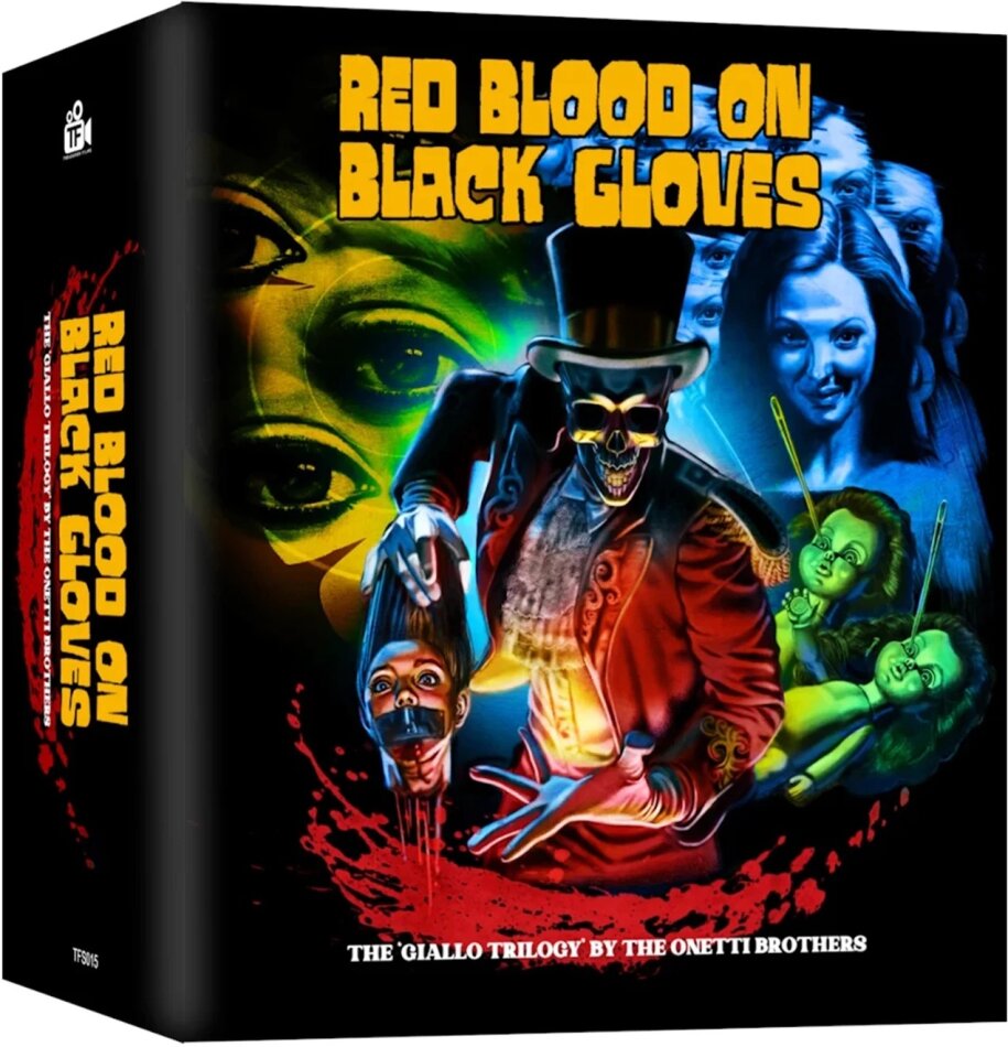 Red Blood On Black Gloves - The Giallo Trilogy by The Onetti Brothers 3 Blu-ray + 3 CD