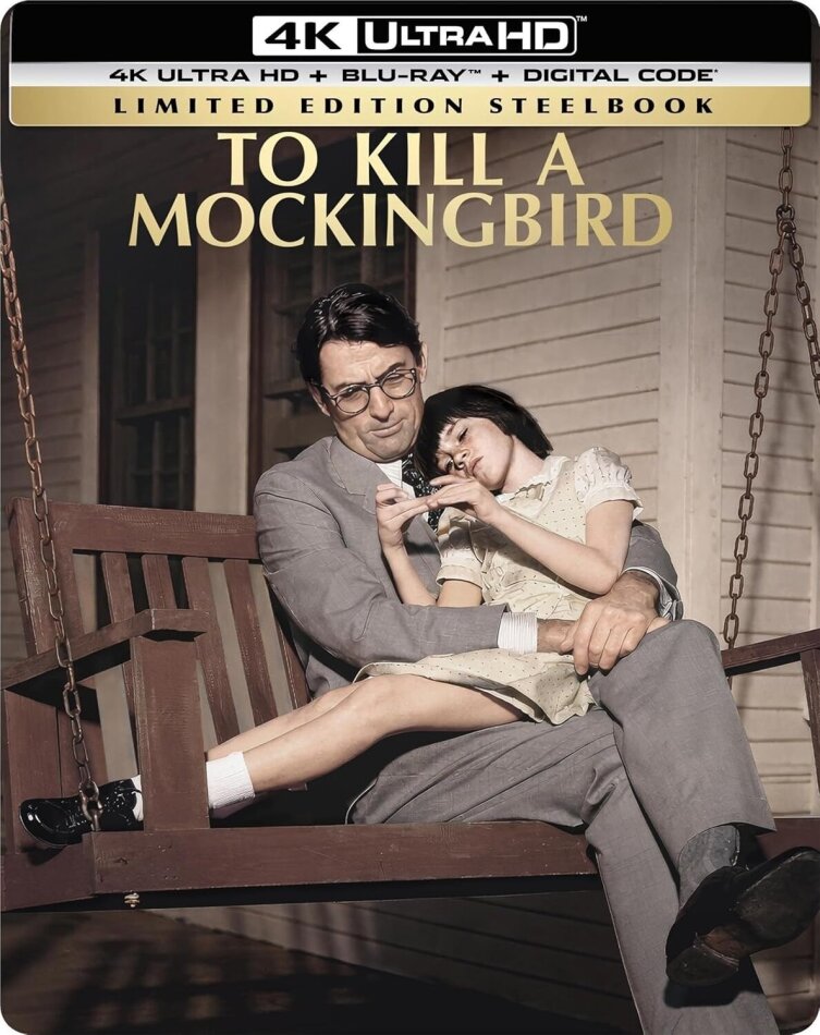 To Kill a Mockingbird (1962) Edizione Limitata, Steelbook, 4K Ultra HD + Blu-ray