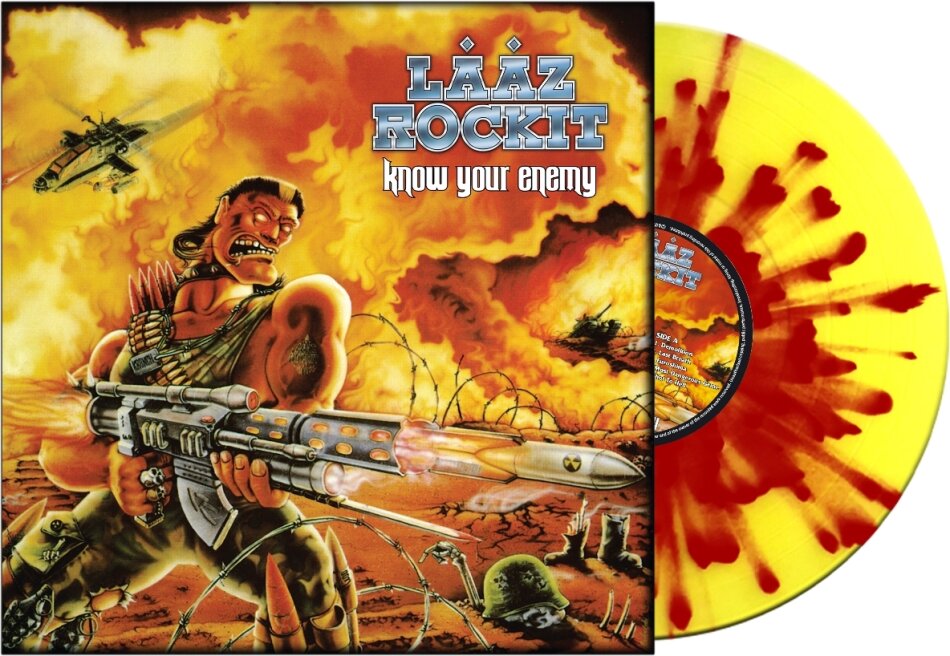 Laaz Rockit - Know Your Enemy 2026 Reissue, Massacre, Limited Edition, Splatter Vinyl, LP