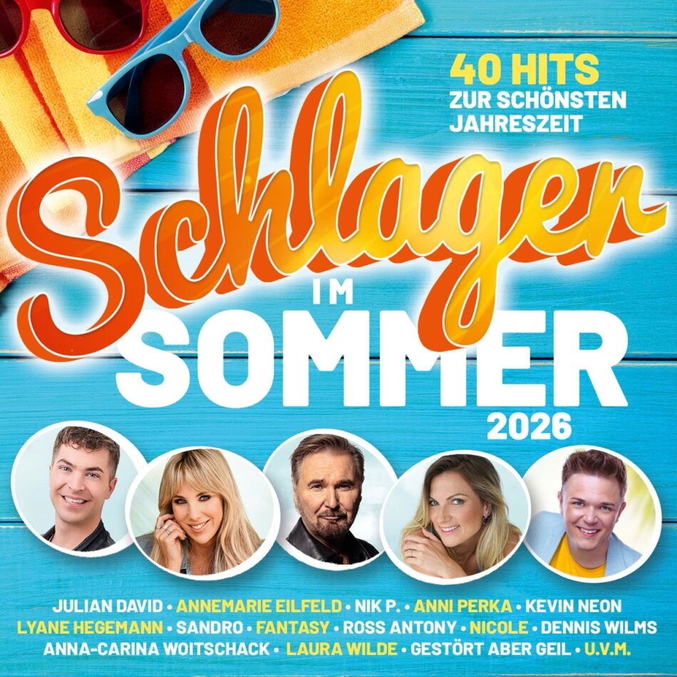 Schlager Im Sommer 2026 - 40 Hits 2 CDs