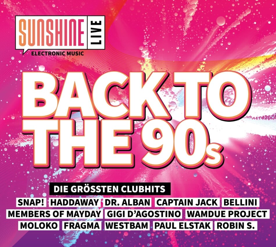 Sunshine Live - Back to the 90's 2 CDs