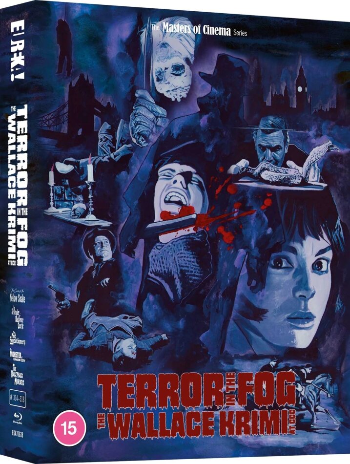 Terror in the Fog: The Wallace Krimi at CCC - The Curse of the Yellow Snake / The Strangler of Blackmoor Castle / The Mad Executioners / The Monster of London City / The Racetrack Murders The Masters of Cinema Series, 4 Blu-rays