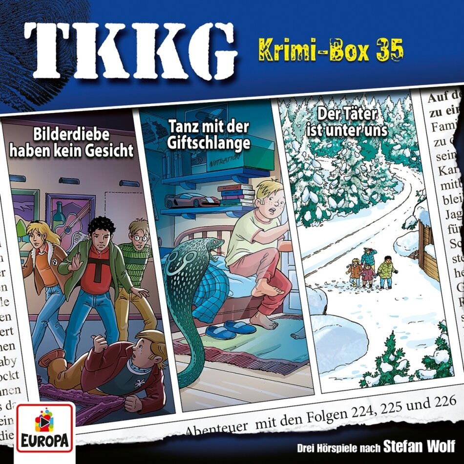 TKKG - Krimi-Box 35 (Folgen 224,225,226) 3 CDs