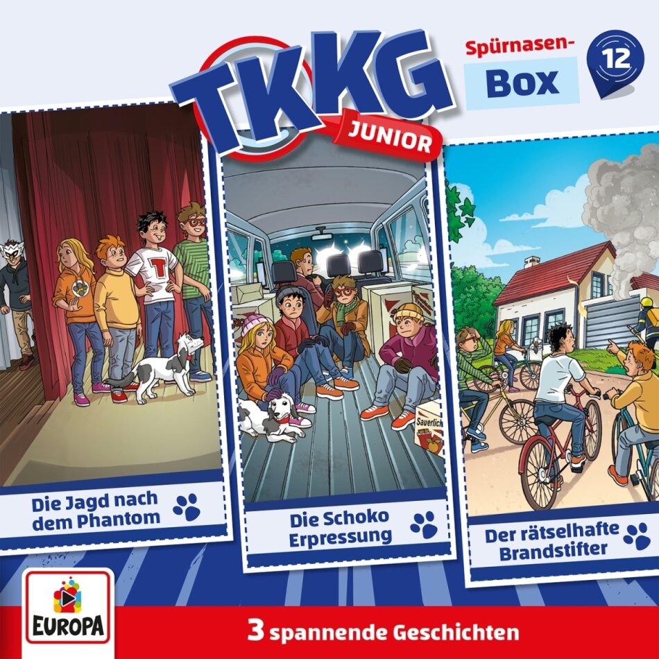 TKKG Junior - Spürnasen-Box 12 (Folgen 34,35,36) 3 CD