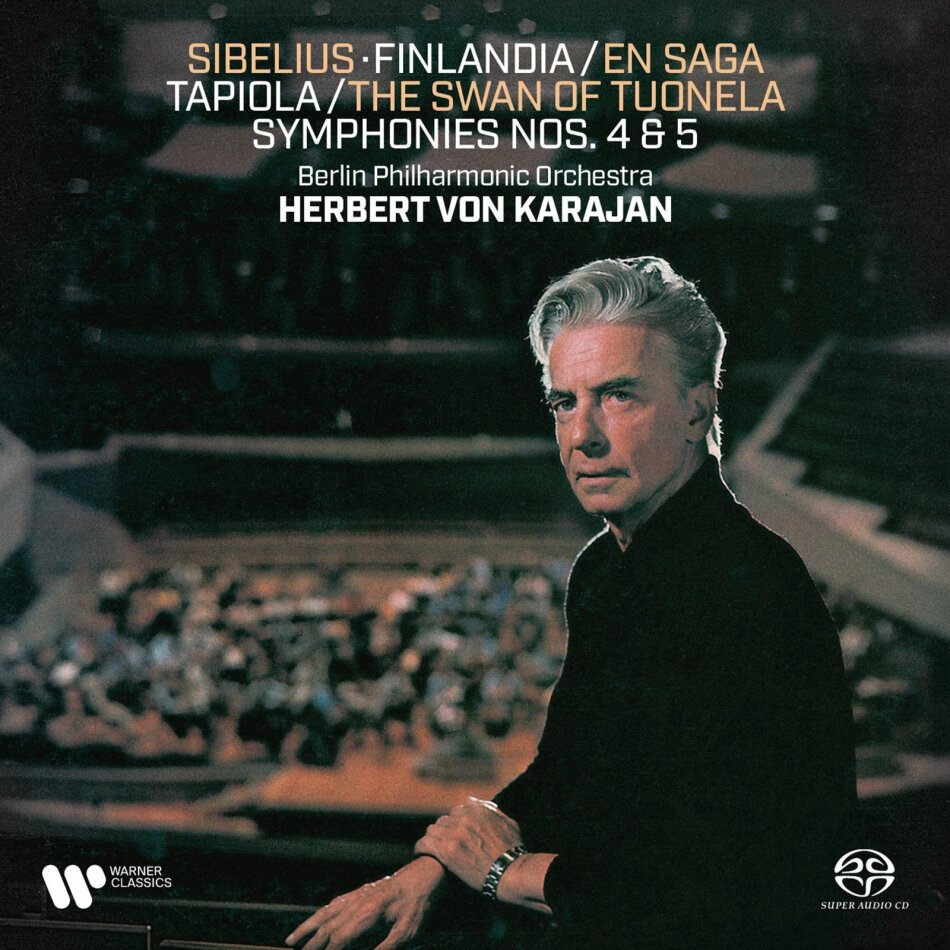 Berliner Philharmoniker, Jean Sibelius (1865-1957) & Herbert von Karajan - Finlandia,En Saga,Sinfonien Nr. 4&5 2 SACDs