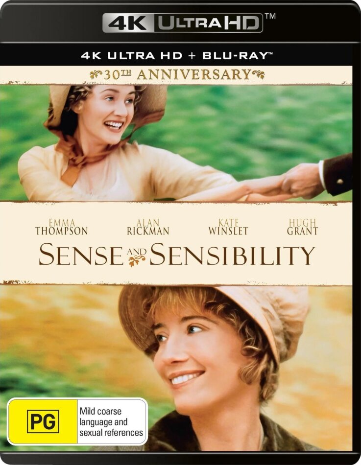Sense and Sensibility (1995) Australian Release, 30th Anniversary Edition, 4K Ultra HD + Blu-ray