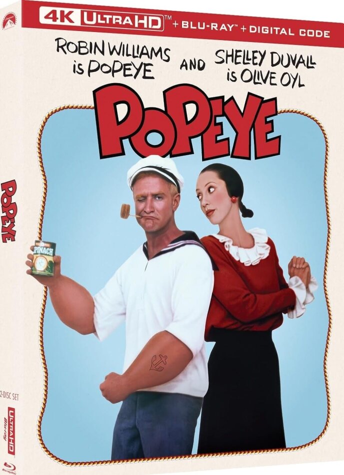 Popeye (1980) 45th Anniversary Edition, 4K Ultra HD + Blu-ray