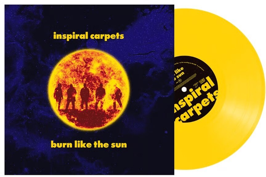 Inspiral Carpets - Burn Like The Sun Alternate Cover, Yellow Vinyl, LP
