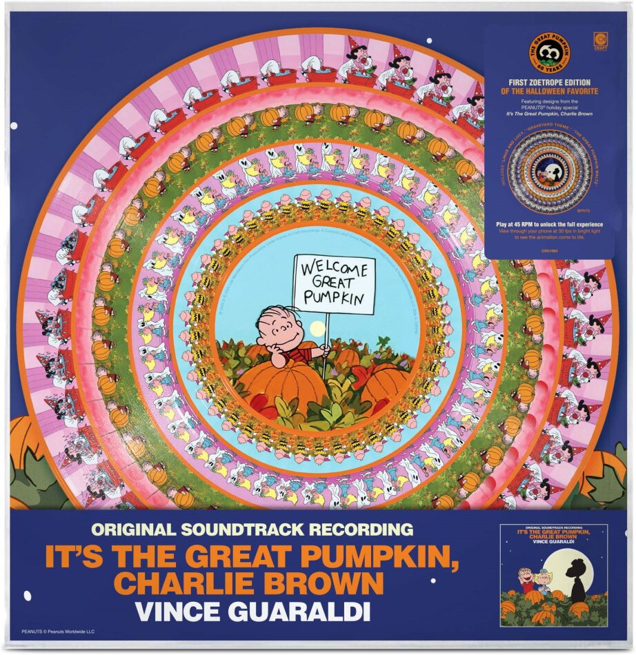 Vince Guaraldi - It's The Great Pumpkin, Charlie Brown 2026 Reissue, Concord Records, Zoetrope Vinyl, LP