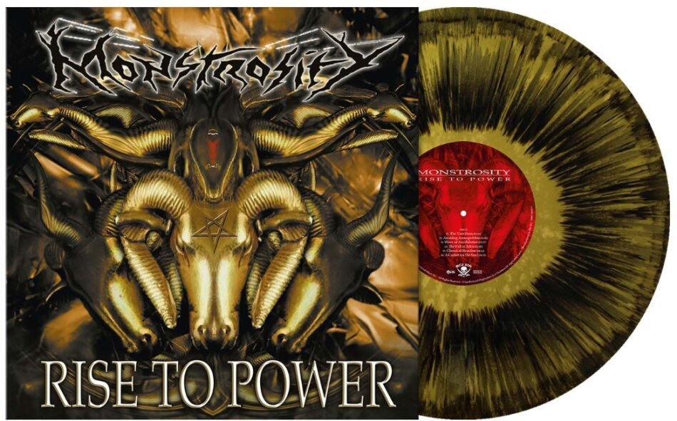Monstrosity - Rise To Power 2026 Reissue, Sony, Metallic Gold Black Dust Vinyl, LP