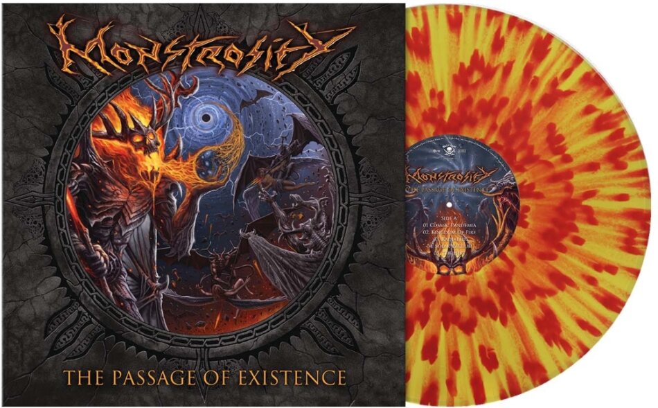 Monstrosity - The Passage of Existence 2026 Reissue, Sony, Fire Splatter Vinyl, LP